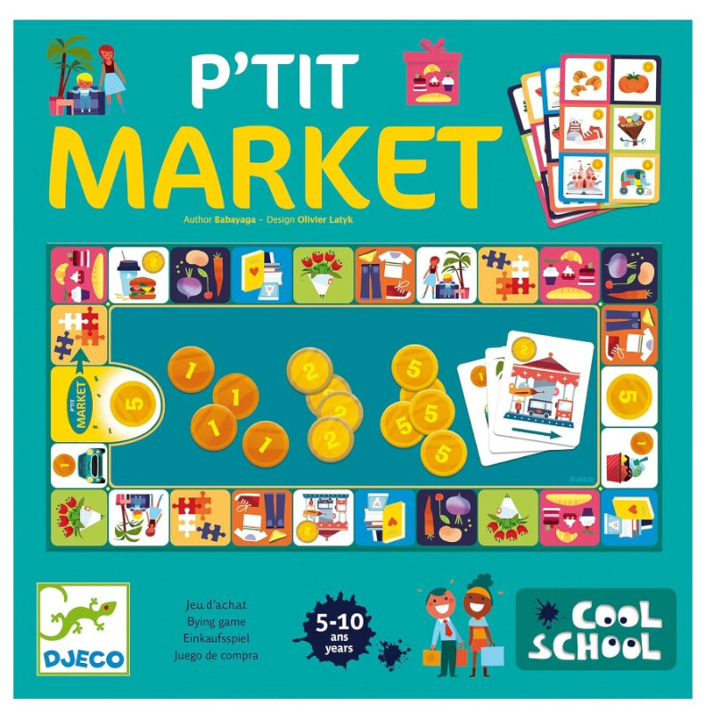 Juego De Compras P’tit Market +5 Djeco Juego De Compras P’tit Market +5 Djeco