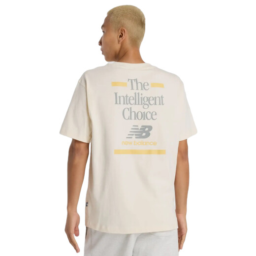 Remera New Balance Athletics Intelligent Choice - Blanco Remera New Balance Athletics Intelligent Choice - Blanco