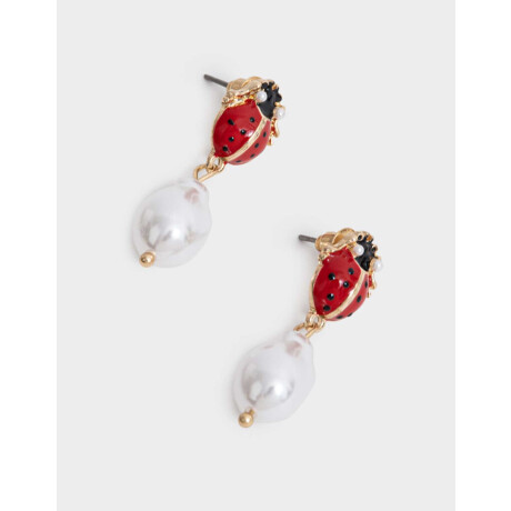 Aros Pasantes Flores Dorado