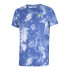 T-SHIRT MC MEN TRNG FULL PRINT coral sta AZUL STAI
