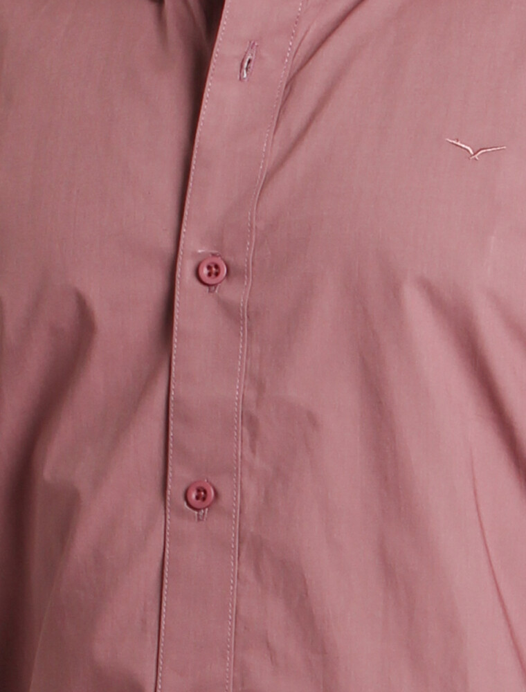 Camisa Manga Larga Algodón Principe Salmon