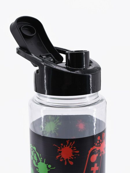 BOTELLA GAMER NEGRO