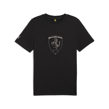 Ferrari Race Tonal Big Shield Tee 63018901 Negro