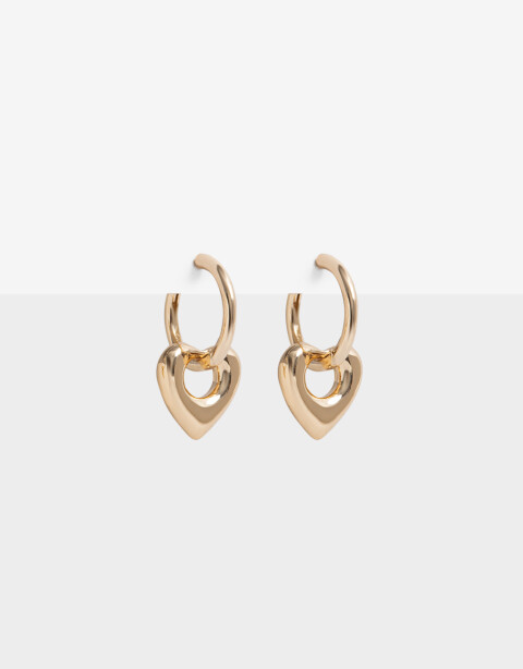 Aros Argollas Metal Argollas De Metal Reciclado Dorado - Dorado