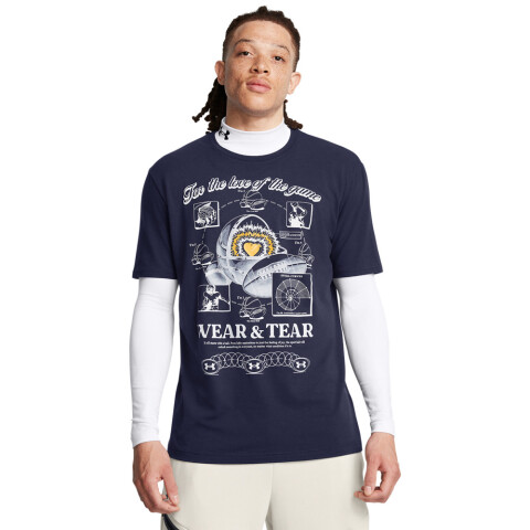 UA M LOVE OF THE GAME SS-BLU BLU-410