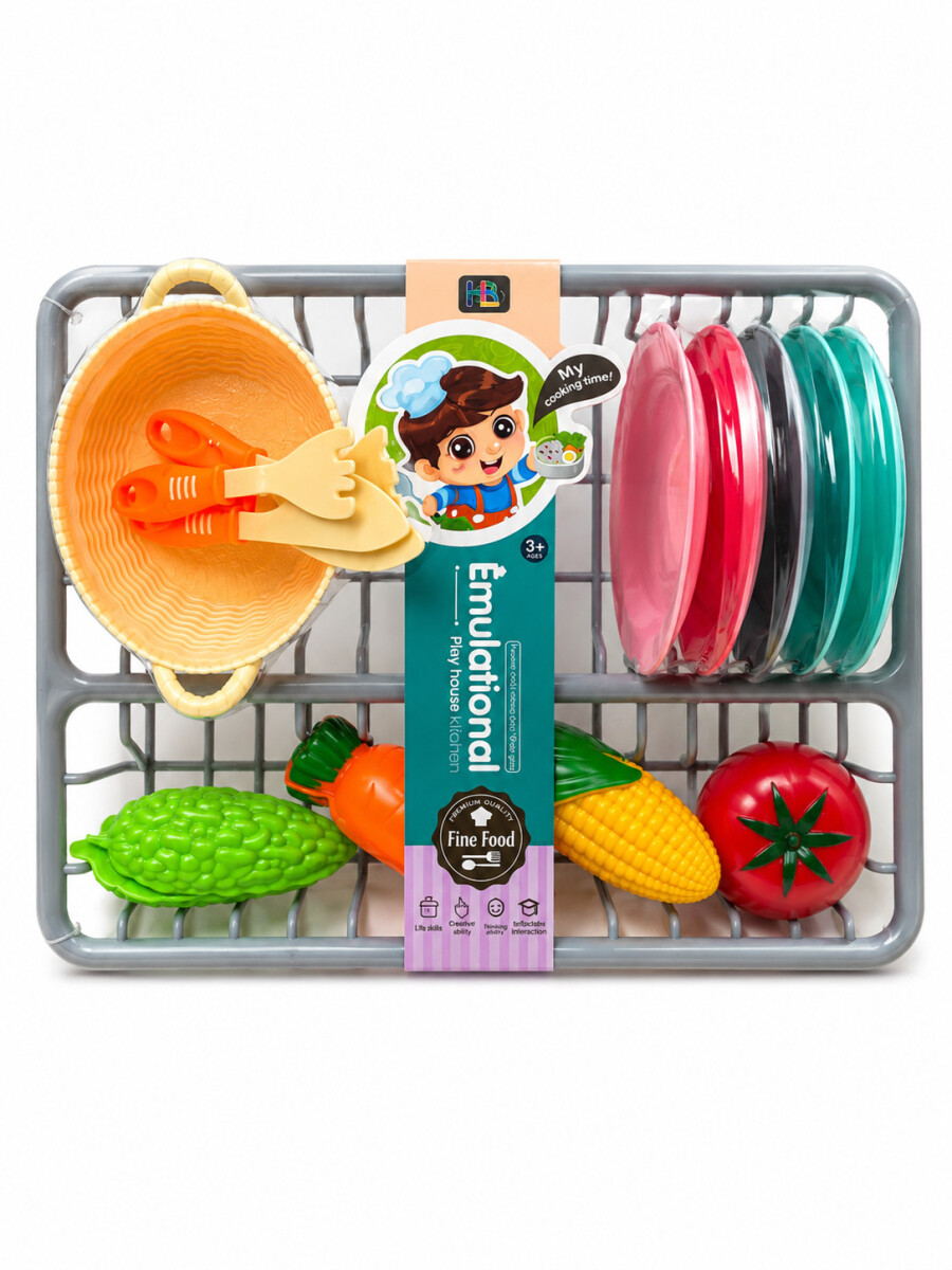 VALIJA SET CON ALIMENTOS - MULTICOLOR 