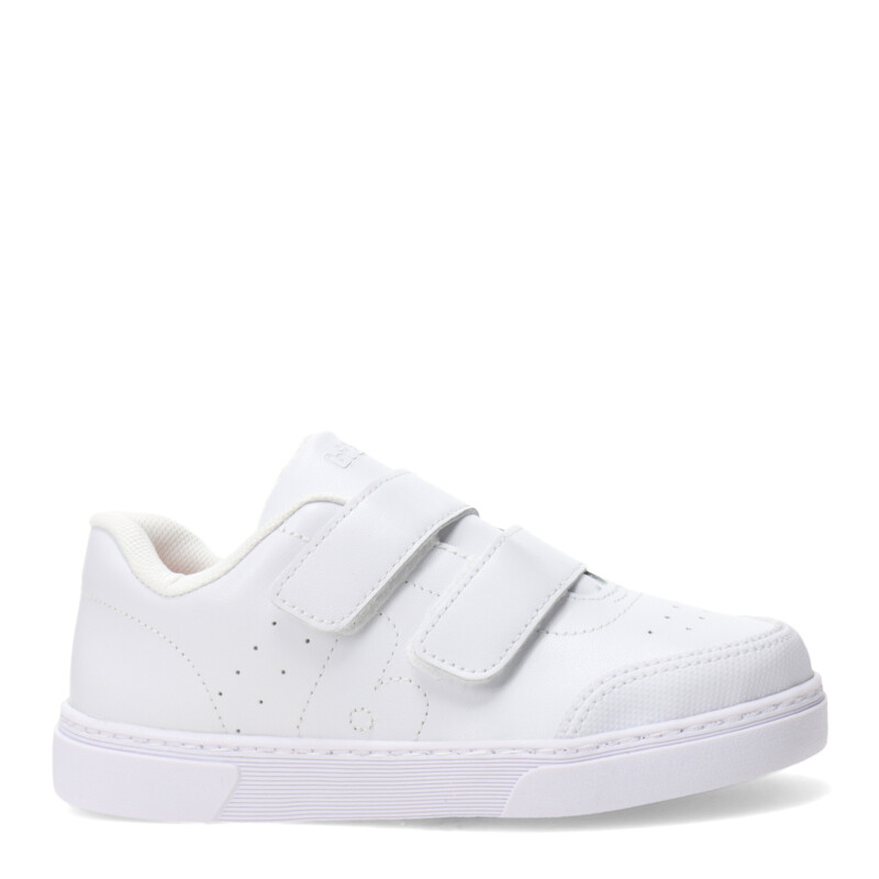 Championes de Niños Bibi Colegial Velcros Blanco