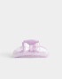Broche Premium Broche Acrílico Con Moño - Violeta Lila