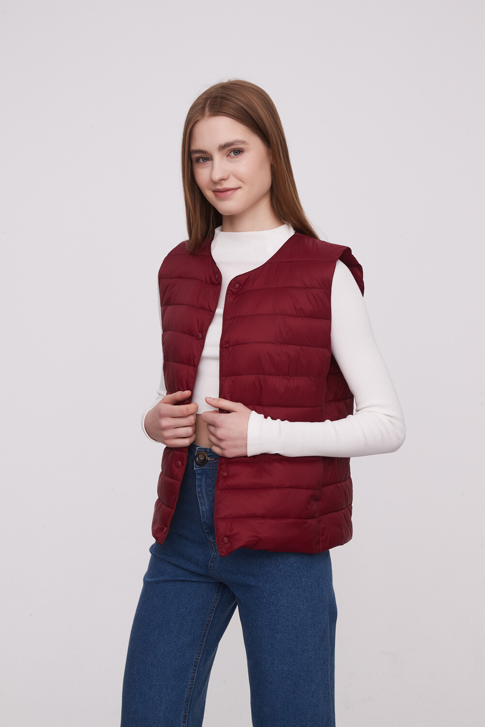 Chaleco Bujin Bordeaux