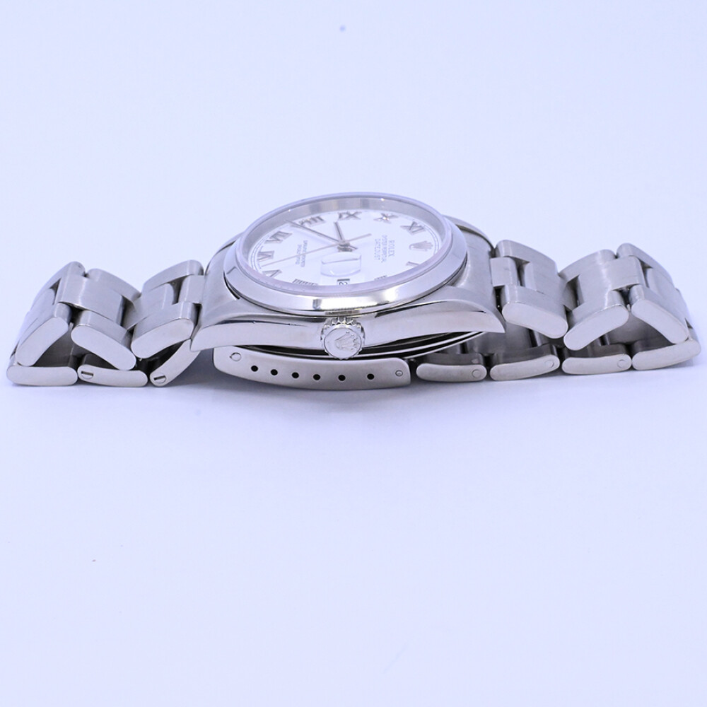 Rolex Datejust 16200 acero 36 mm. Números romanos con caja y papeles, año 2005. Rolex Datejust 16200 acero 36 mm. Números romanos con caja y papeles, año 2005.