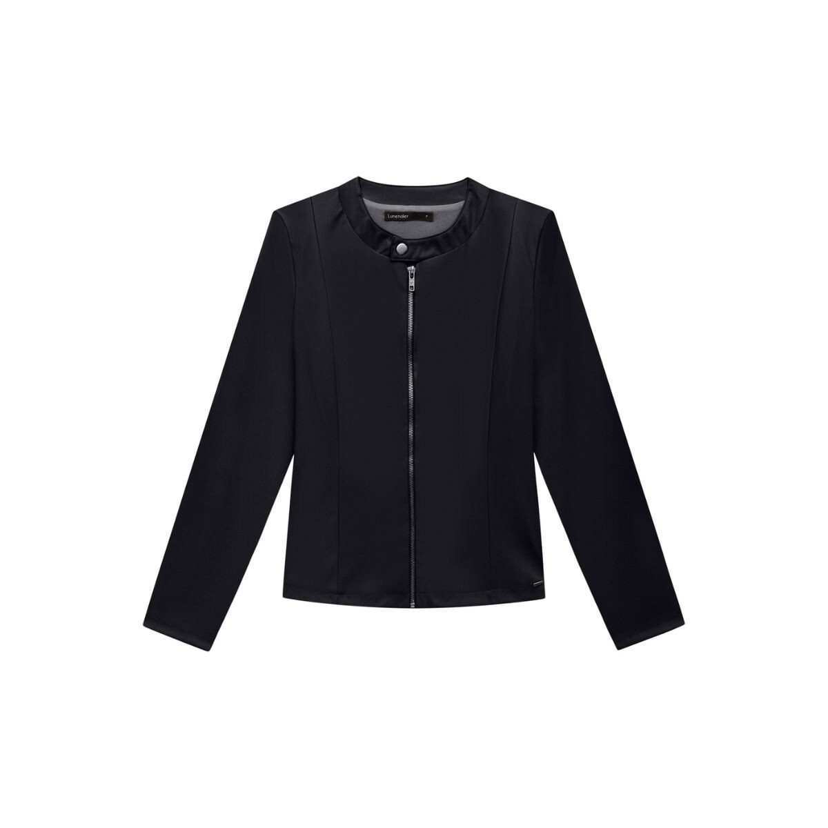 Chaqueta de Cuero - NEGRO 