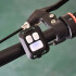 Luces Señaleros LED Recargable Control Remoto Bicicleta Mono Color Negro
