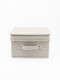 CAJA PLEGABLE GRIS COTTON BEIGE