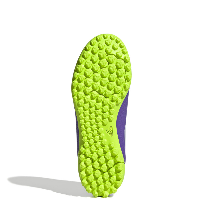 Championes de Niños Adidas Futbol 5 III TF Púrpura - Blanco - Amarillo Limon