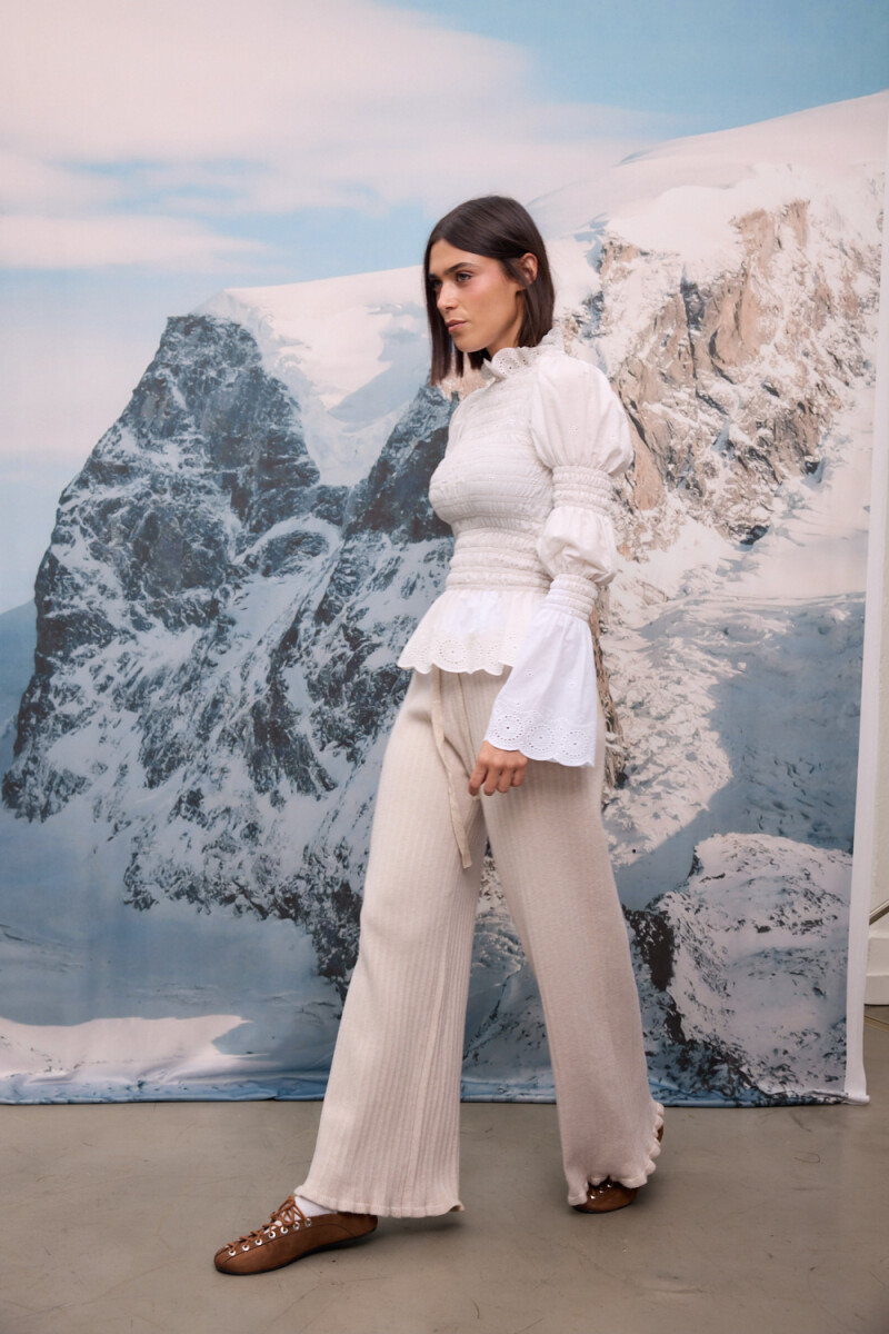 Pantalon Knitted Beige