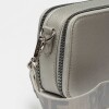 Mini Bag New Penny En Efecto Cuero Zaffiano Metalizado