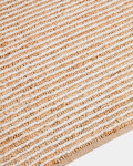 Alfombra Derule de yute y lana beige 200 x 300 cmv Alfombra Derule de yute y lana beige 200 x 300 cmv