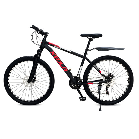 Bicicleta Kajla Montaña Rodado 26 Freno Disco 21 Velocidades Color Negro Rojo