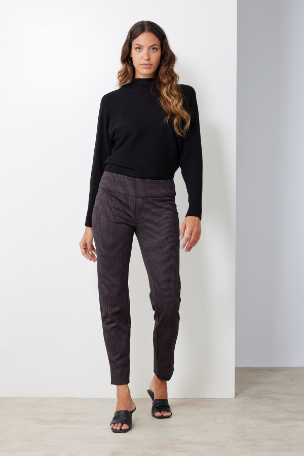 Pantalon Cuadrille NEGRO/ROJO