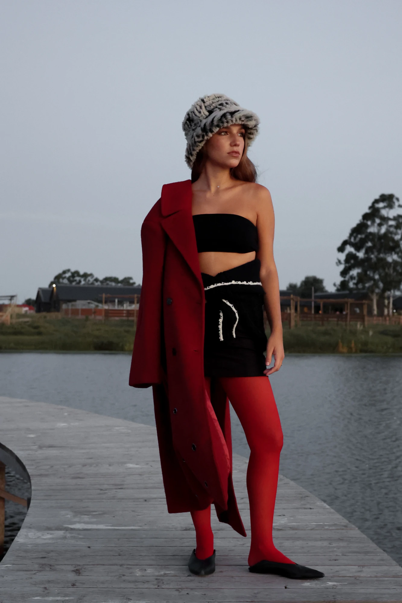 Chaqueta Ofelia rojo m/l