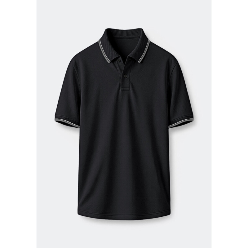 CAMISA POLO MM MASC NEGRO