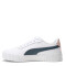 Championes de Mujer Puma Carina 2.0 Blanco - Verde Agua - Rosado