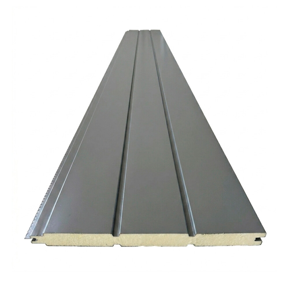 REVESTIMIENTO METAL SIDING MODELO GRIS PLOMO Revestimiento Metal Siding Modelo Gris Plomo