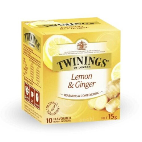 Té Twinings 10 sobres Limón y Jengibre