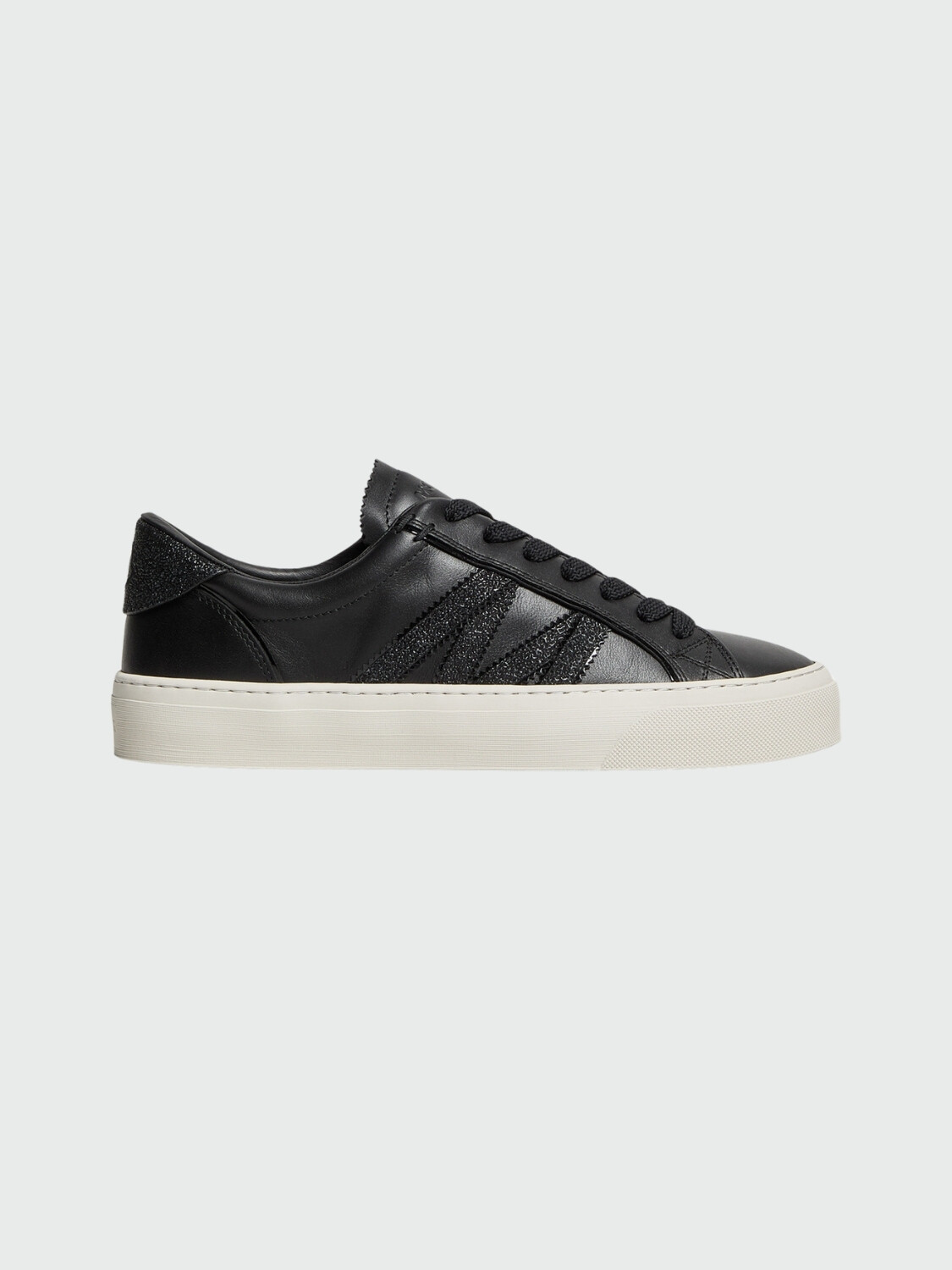 MONCLER - Zapatillas de piel Monaco2 Negro