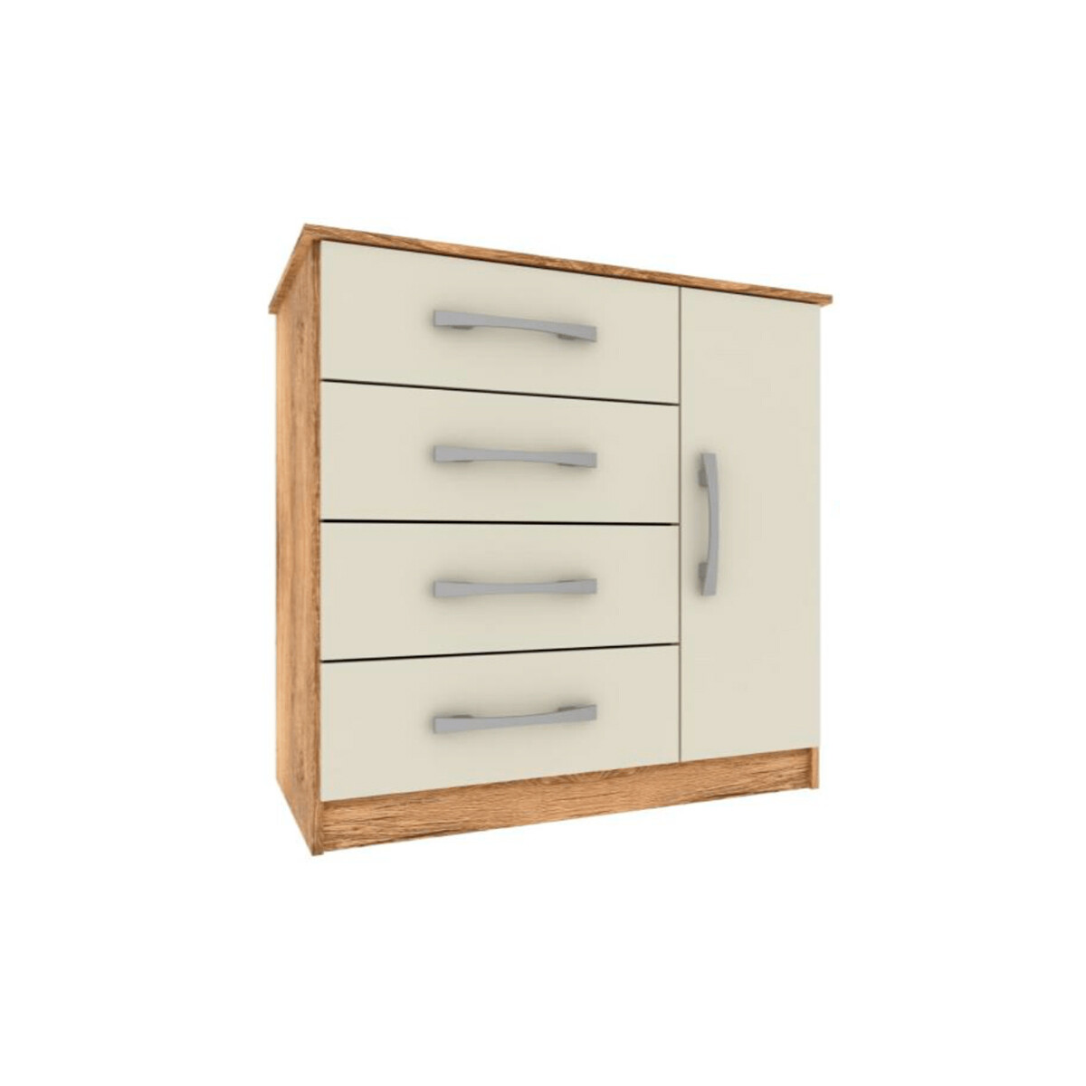 Cómoda Cajonera Línea White Off Patria 41co1415 