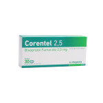 CORENTEL 2.5 MG X 30 COMPR. única
