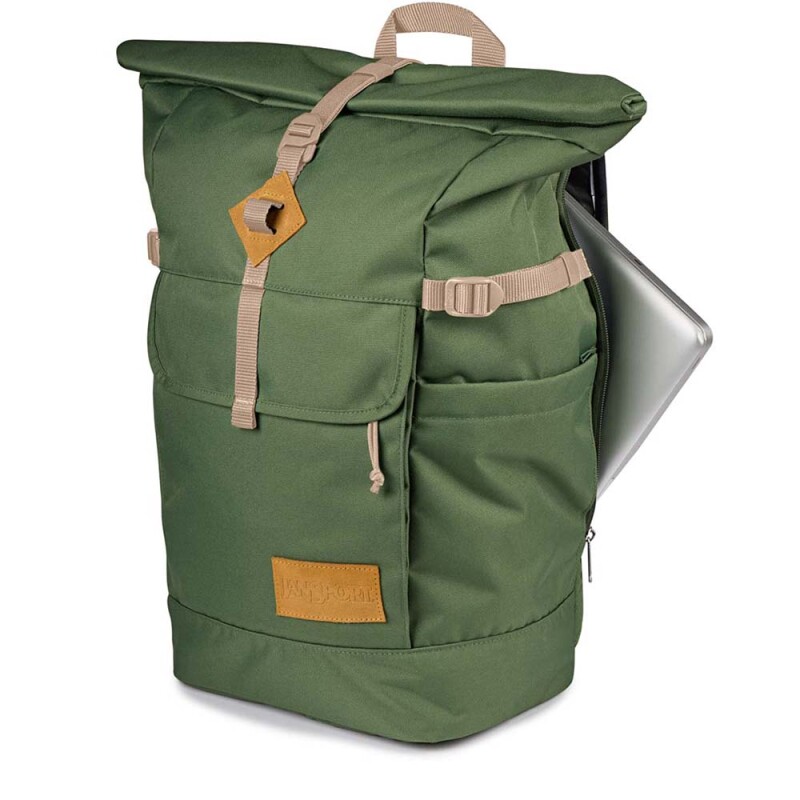 Mochila Portalaptop Hatchet Rolltop Cargo Green