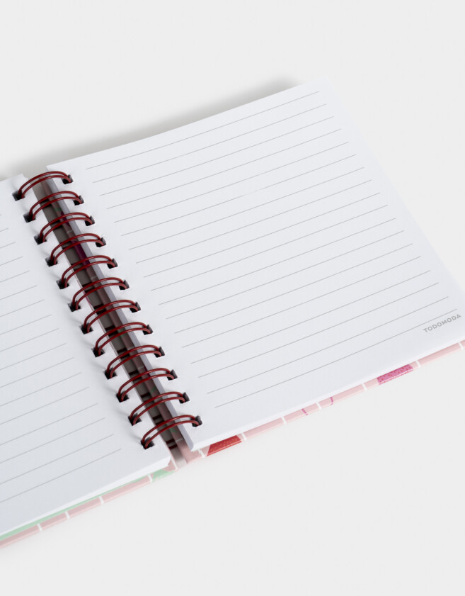Anotadores Cuadernos y Memos Foodie Cuaderno Tapa Dura Con Colgante Cherry - Combinacion Multicolor