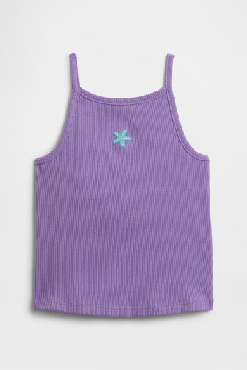 Musculosa Rib Toddler Niña Purple Loganberry