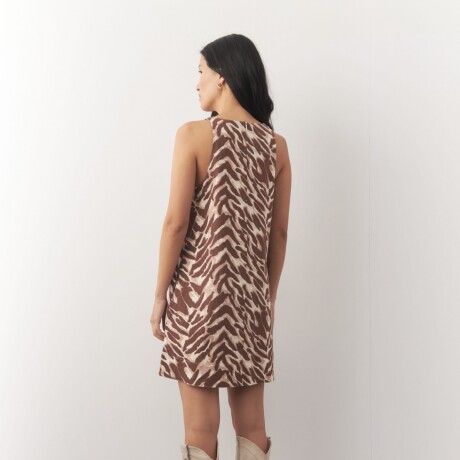 VESTIDO HOLLY PRINT Animal Print