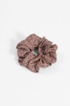 Gomita scrunchie manchas marrón