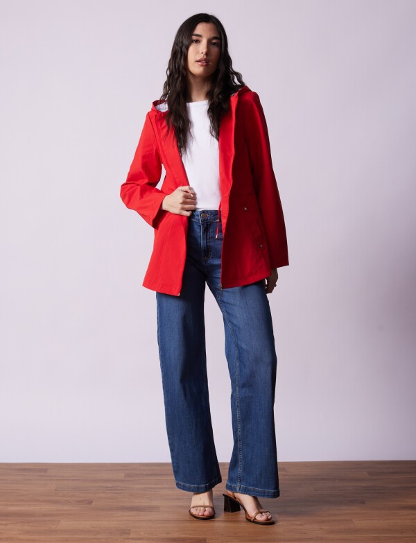 Campera Impermeable ROJO