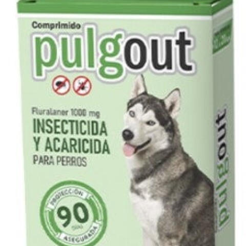 PULGOUT COMPRIMIDO ANTIPULGAS Y ANTIGARRAPATAS 10 A 20 KILOS