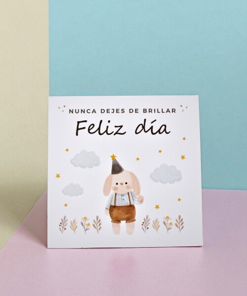 Tarjeta feliz día 10x10 DISEÑO 3