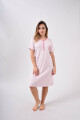 Camisón Manga Corta Cartera Rosa