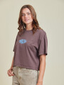 T-SHIRT ERIKA RUSTY MarrÓn