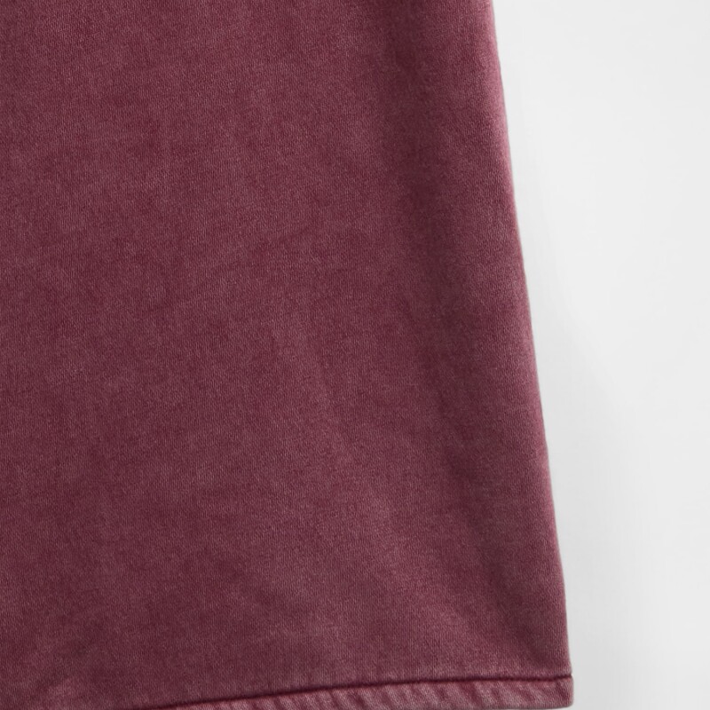 BAGGY WIDE LEG SWEATPANT TUSCAN RED WASH