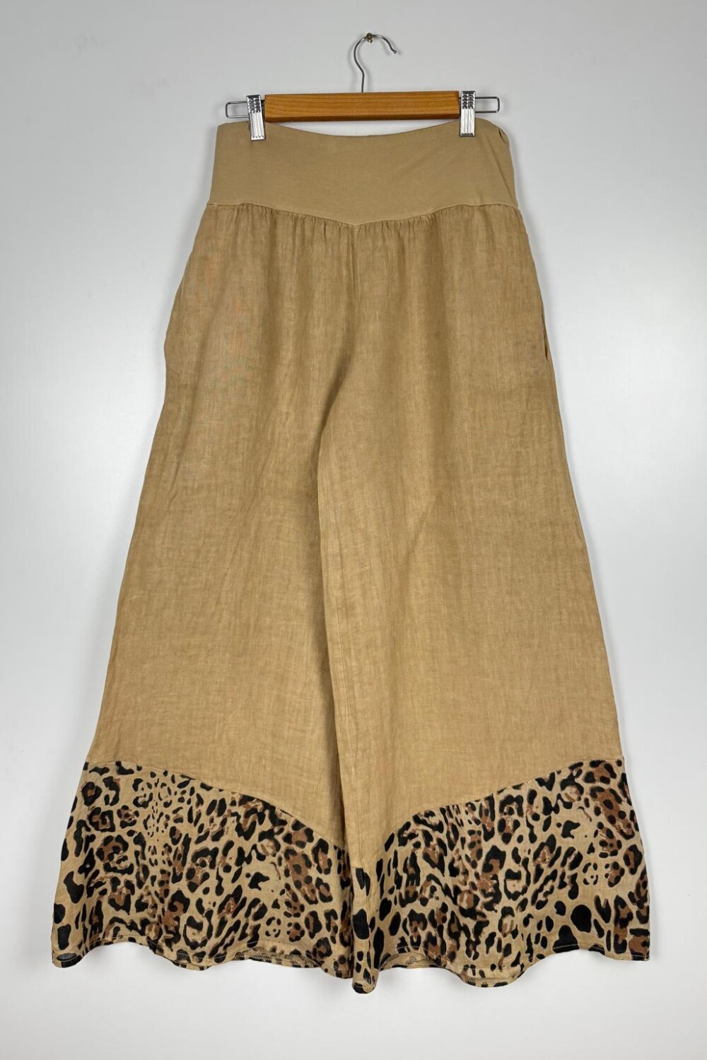 PANTALON LINO BRISAL CAMEL