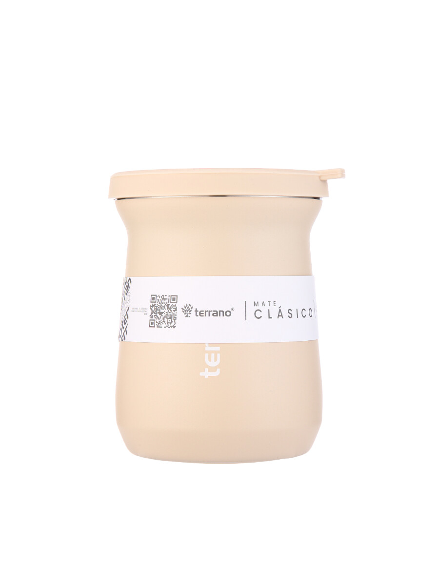 Mate Acero Inox. Camionero - Taupe 