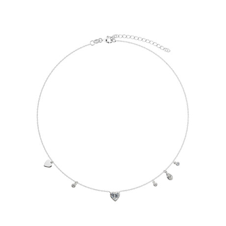 Collar Romantic White - Plata 925 Collar Romantic White - Plata 925