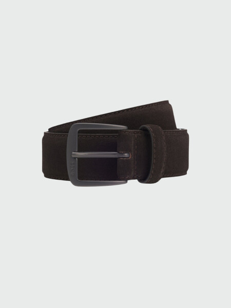 BOSS - Cinturón Syhr-Sd-St Beige Claro