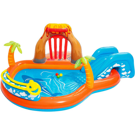 Piscina Bestway Inflable Centro De Juegos Isla Volcán Piscina Bestway Inflable Centro De Juegos Isla Volcán