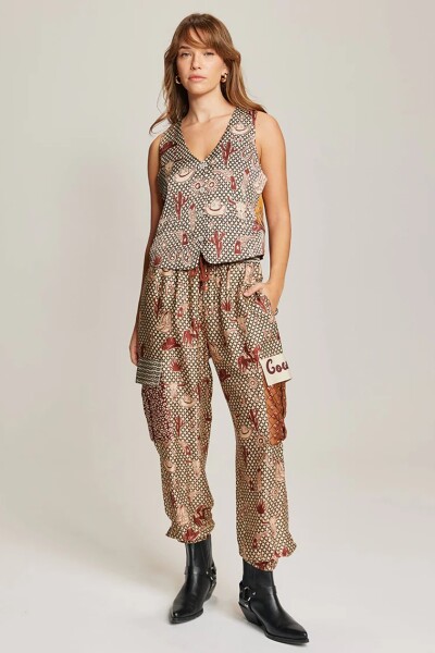 PANT CARGO Estampado