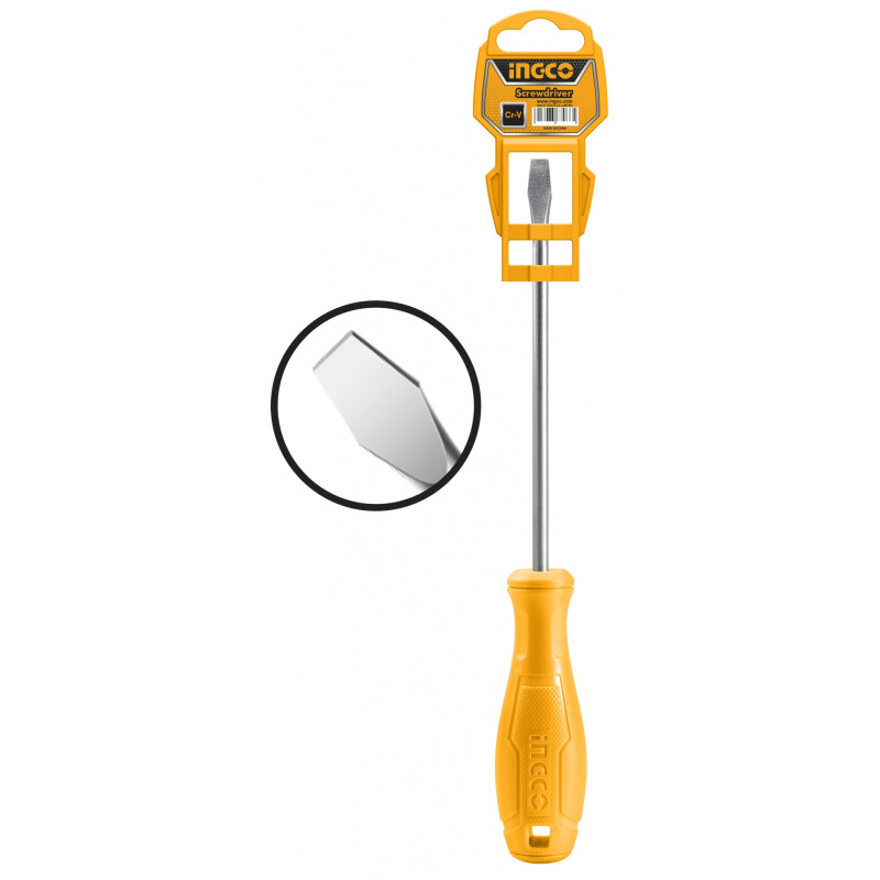 DESTORNILLADOR (ECO) PALETA 5X5X100MM INGCO HS585100 AMARILLO DESTORNILLADOR (ECO) PALETA 5X5X100MM INGCO HS585100 AMARILLO