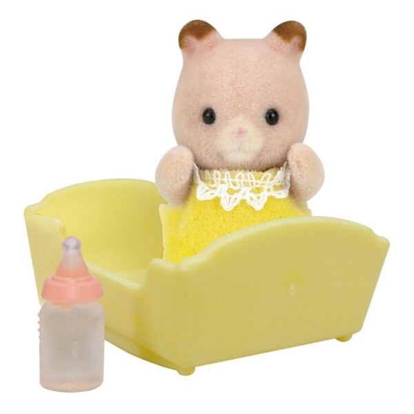 Sylvanian Families Bebe Hamster Con Cuna Figura Juguete Niño Sylvanian Families Bebe Hamster Con Cuna Figura Juguete Niño